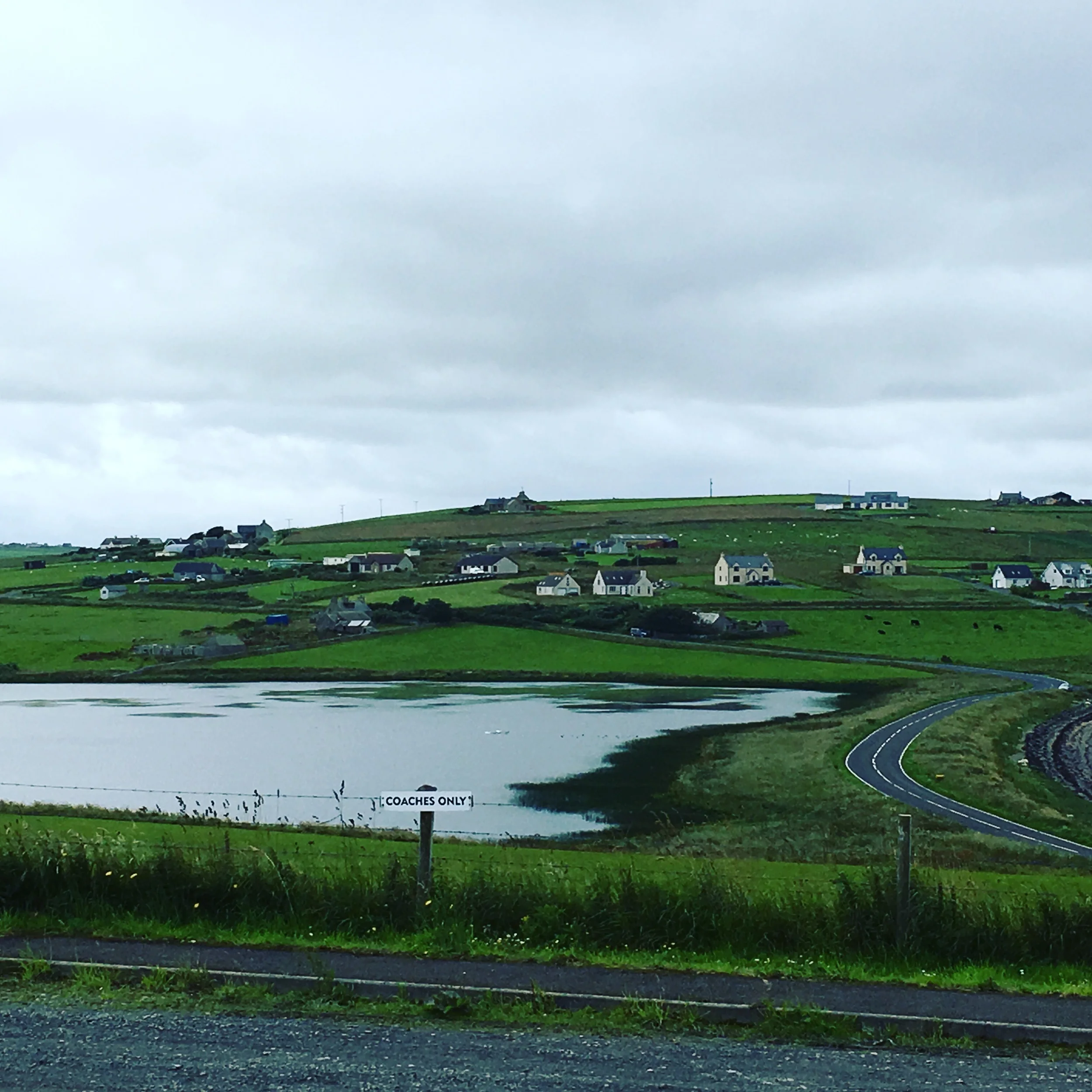 The beautiful Orkney countryside.