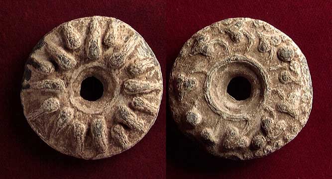 Roman Lead Spindle Whorls