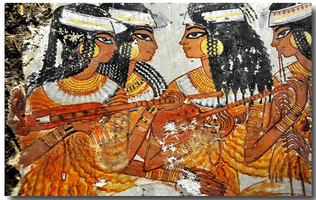 Murals from the tomb of Nebamun, British Museum, London