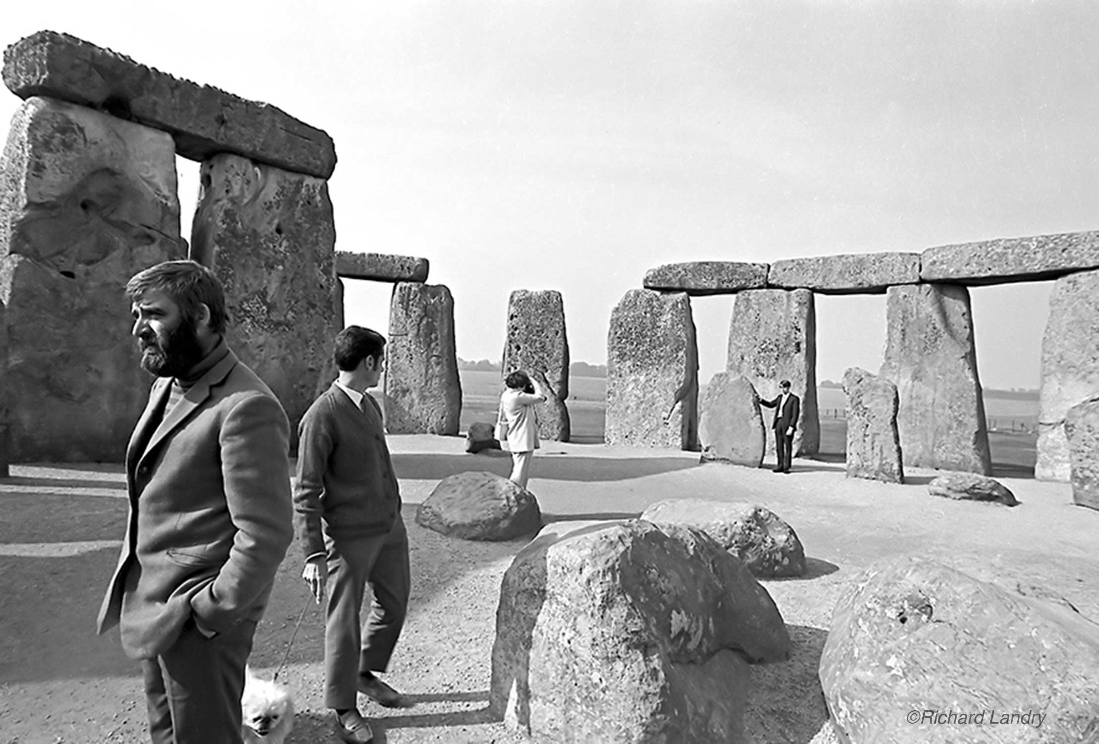 Ulrich Rückriem at Stonehenge (1972)