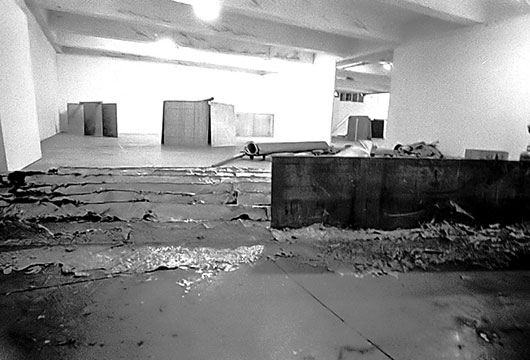 Castelli Warehouse installation (1969) NYC