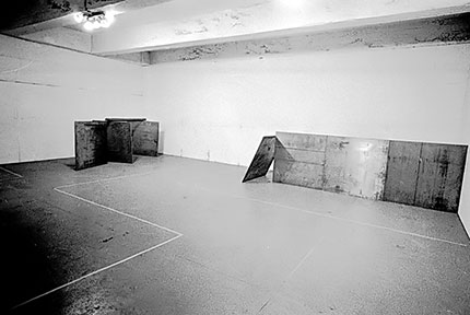 Richard Serra Castelli Warehouse Installation (1969)