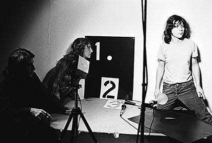 Keith Sonnier video shoot (1969) Mulberry St. NYC