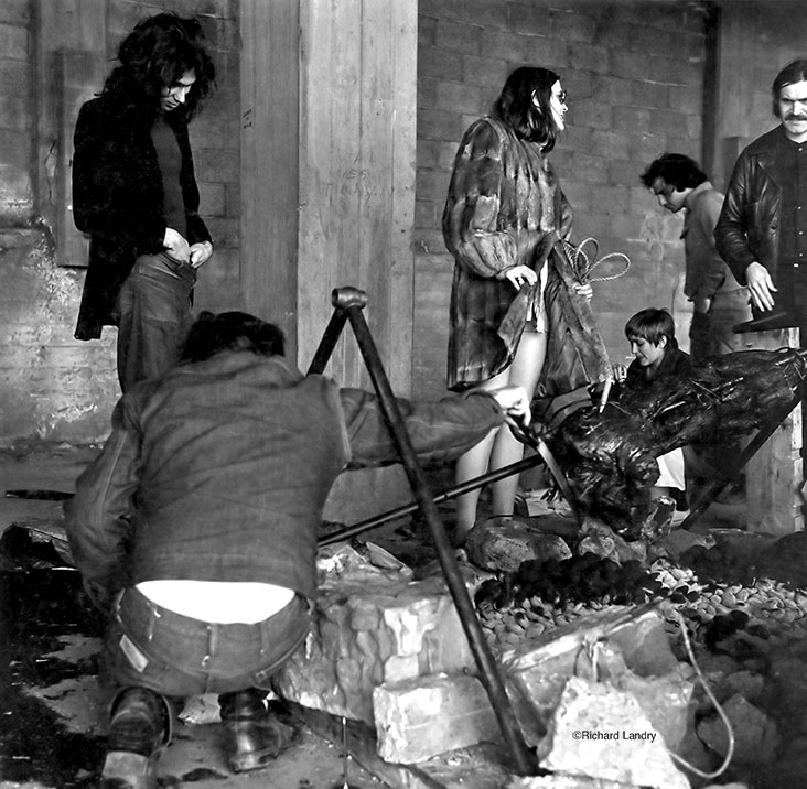 Gordon Matta-Clark "Pig Roast" (1971)