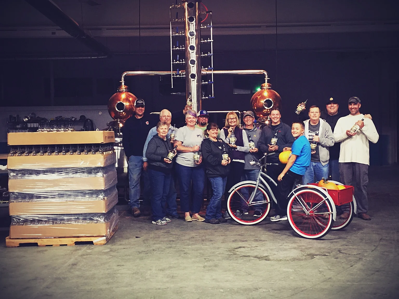 The first ACME WhISKEY BOTTLING CREW