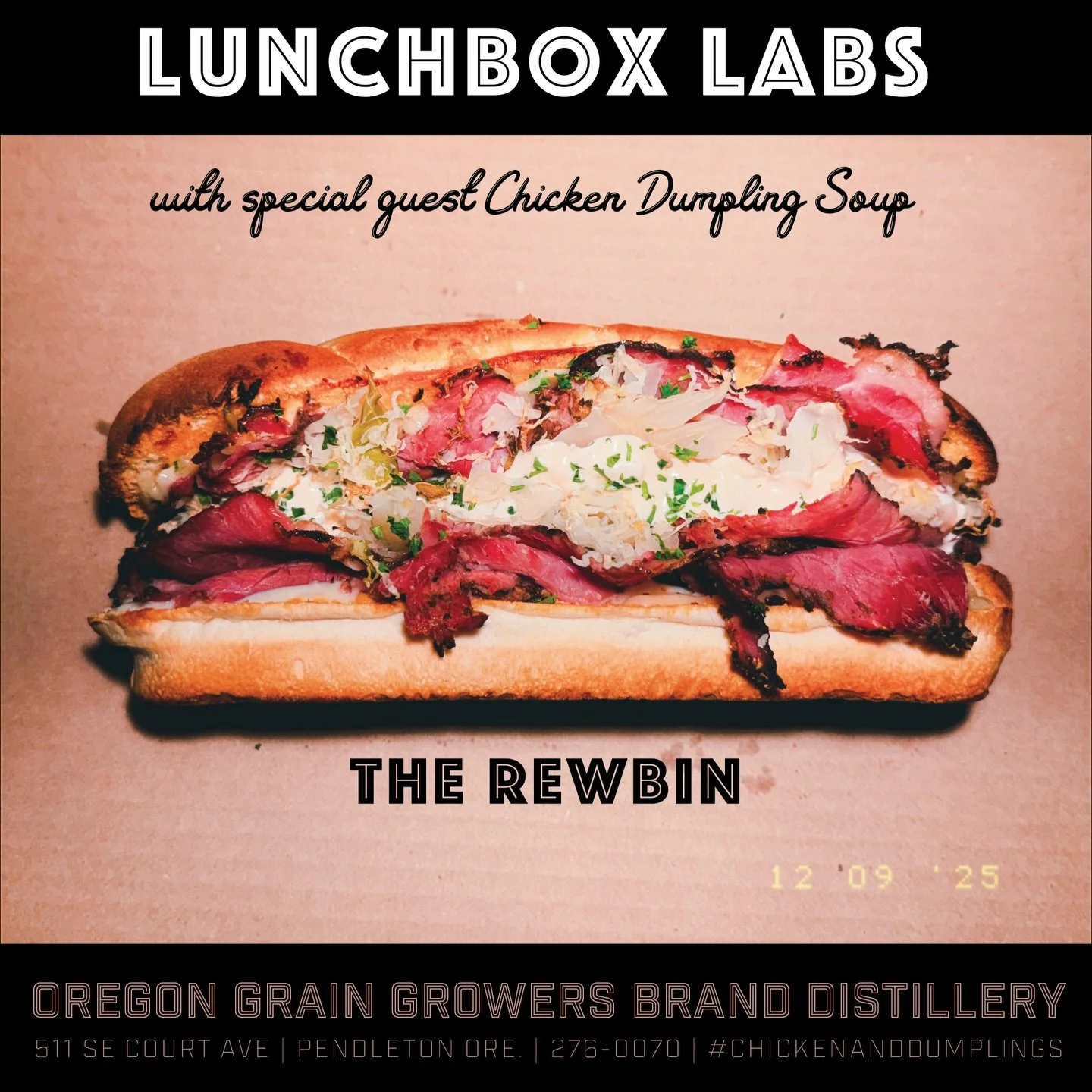 Week two of Lunchbox Labs kicking off tomorrow. Soup of the week is chicken and pizza dough dumpling soup! #lunch #pendletonoregon #fancypants