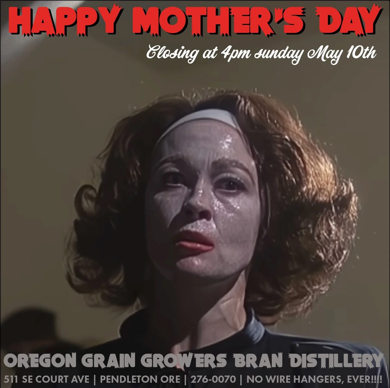 Closing it down at 4PM Sunday to celebrate moms! We love you all!