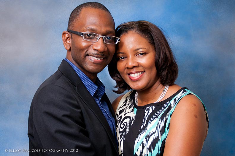 Elliot and his wife Camille