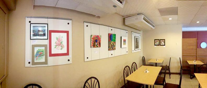 Artist's Wall at Nichossa Restaurant, Rainbow Plaza, San Fernando - latest-project.