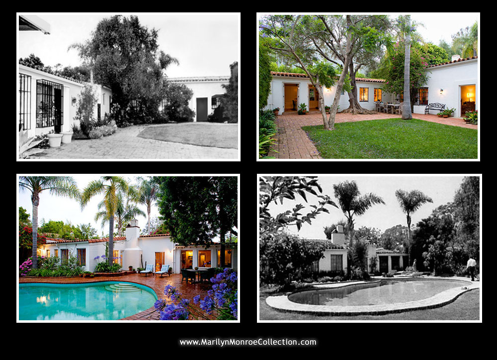 Photos of Marilyn’s last home, then and now.