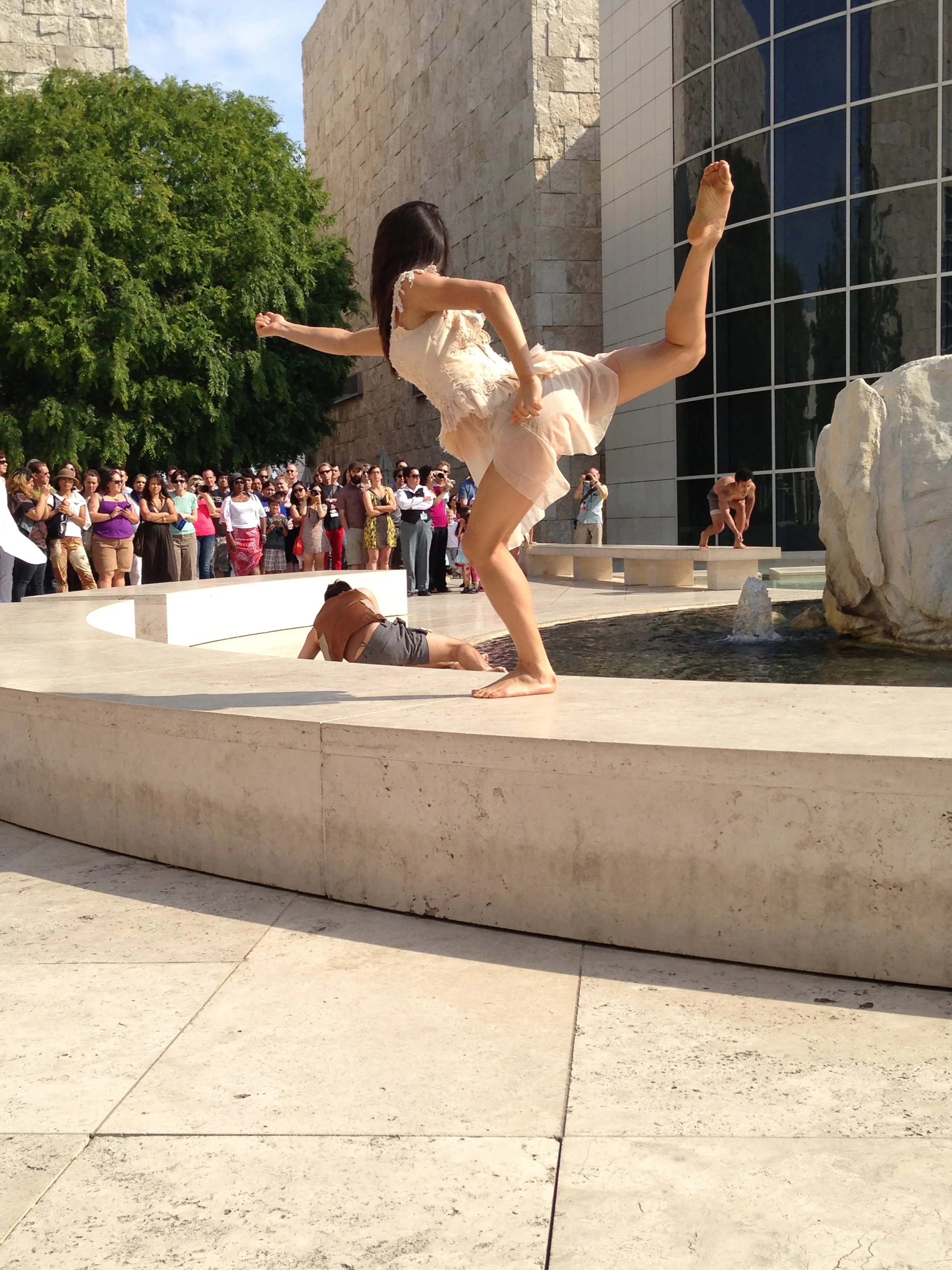 'sunken' - performed @ getty for dcw "get wet" series
