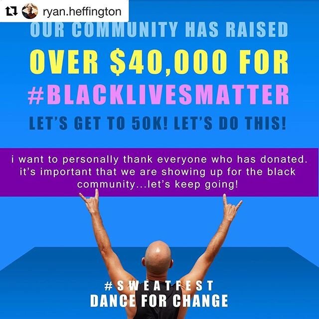 SUPPORT SUPPORT SUPPORT @ryan.heffington
・・・
&bull; Donate here: www.paypal.me/ryanheffington &bull; See you in class tomorrow...10am PST &bull; Let&rsquo;s do this &bull;