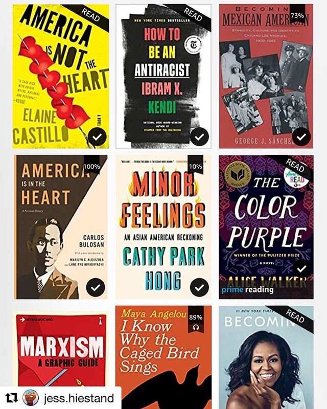 YOuth lEads the way - #Repost @jess.hiestand ・・・
I&rsquo;m not an expert on race and revolution by any means, but  here are some books I&rsquo;ve read or am reading that might help broaden your understanding of race as well as class, gender, and sexu