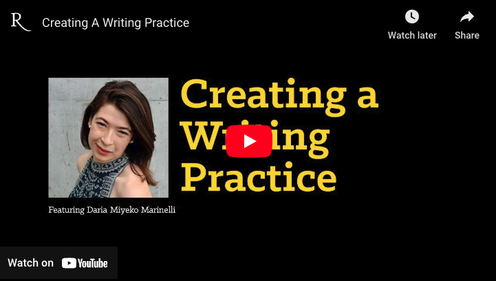 Creating a Writing Practice (with The Playwrights Realm)