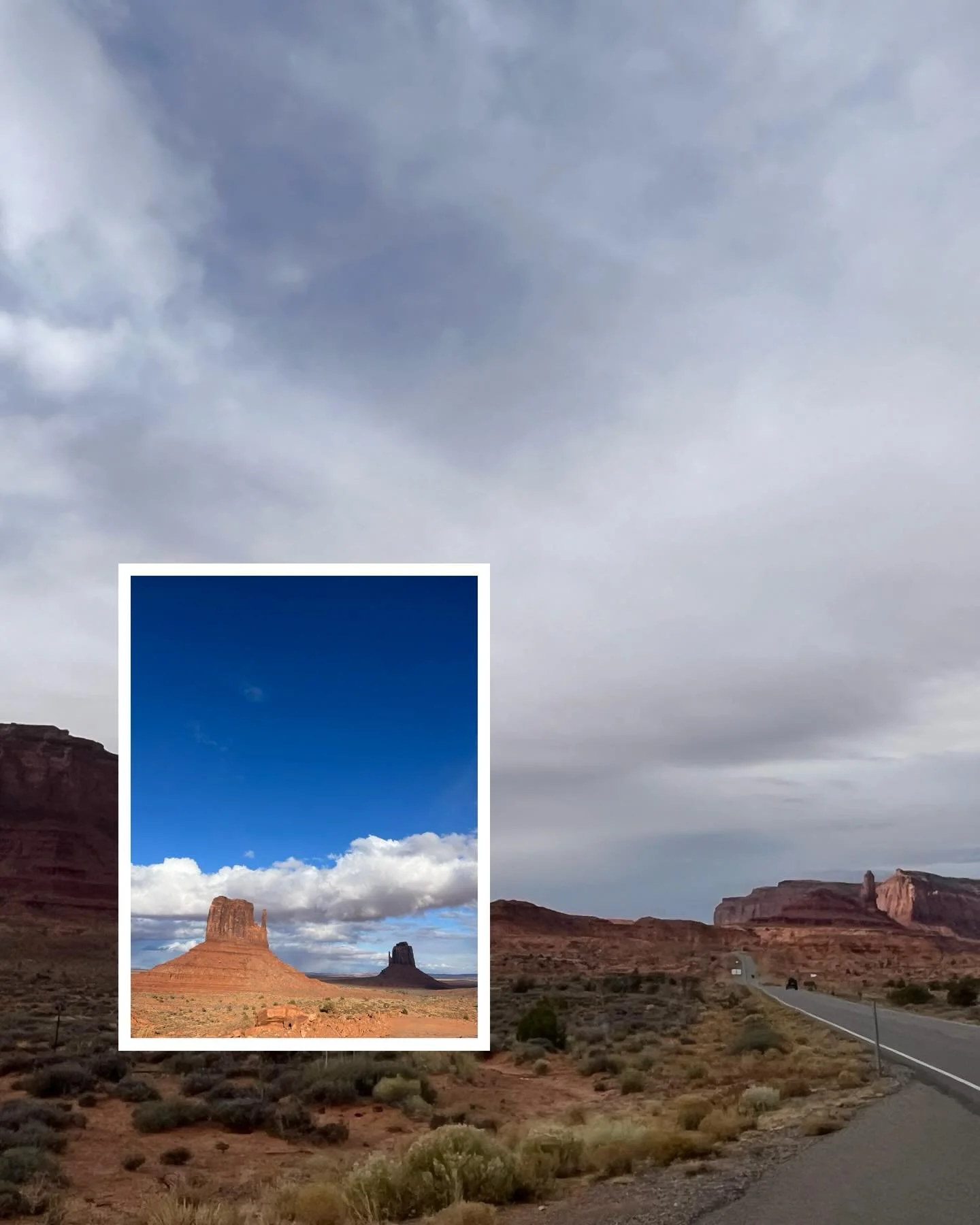 monument valley and driving into the storm | nov 7 2024