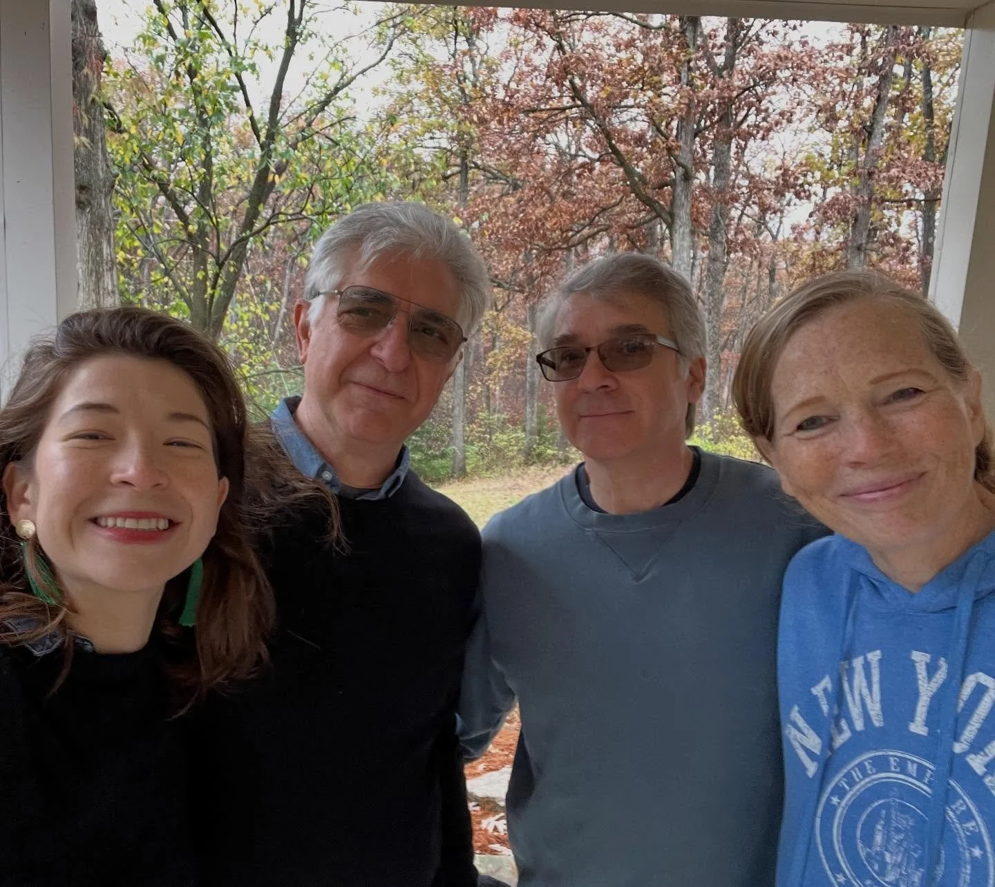 arriving to uncle dave and aunt sarah&rsquo;s in MO after a very bad winter storm in which we took no photos | nov 9 2024