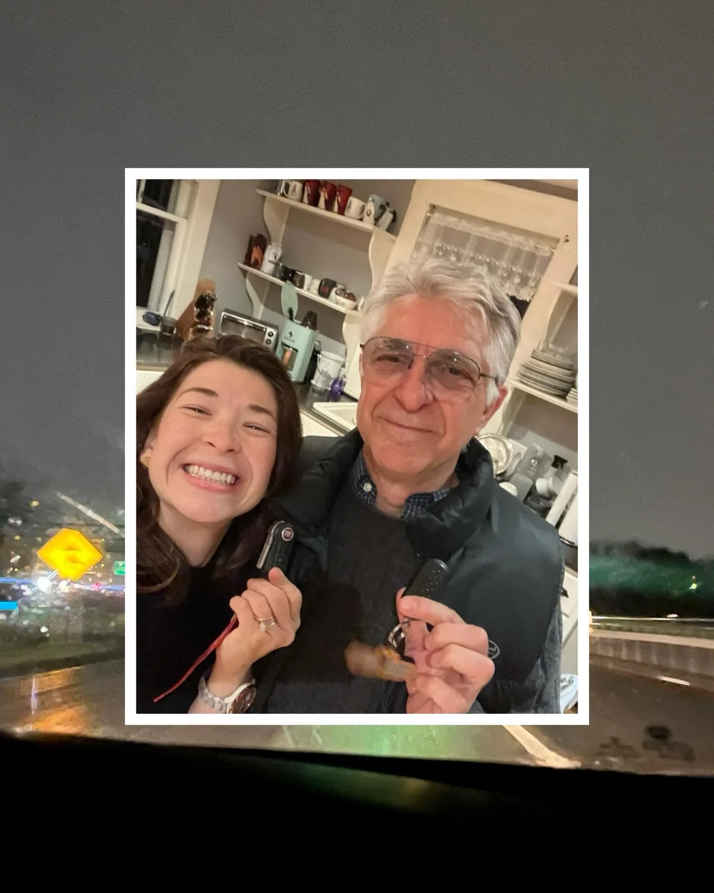 so grateful to my dad my road trip buddy former bus driver and music taste formator for getting me and the FIAT across this wild country | nov 10 2024