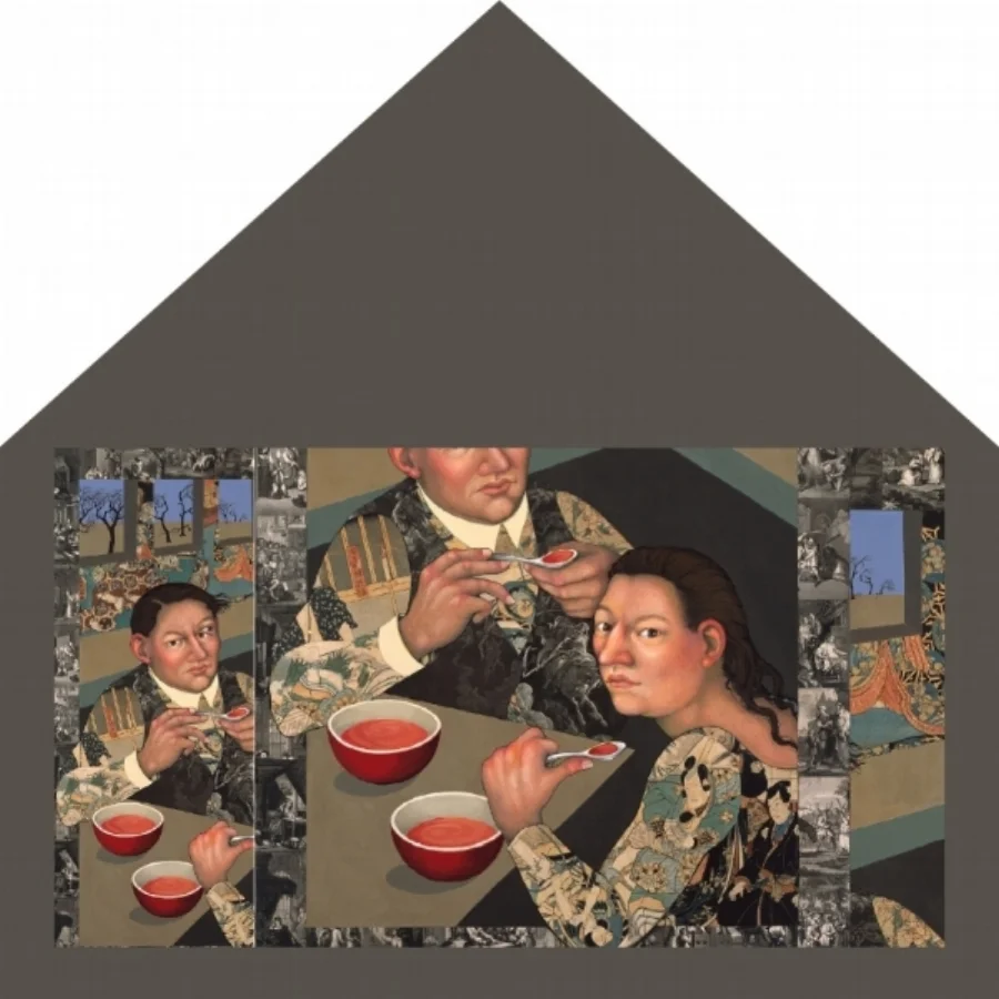Alterpiece wall video version (18 ' W, 10' to plate, 18' to peak) Dance mode 9' X 16' video slide show projection 