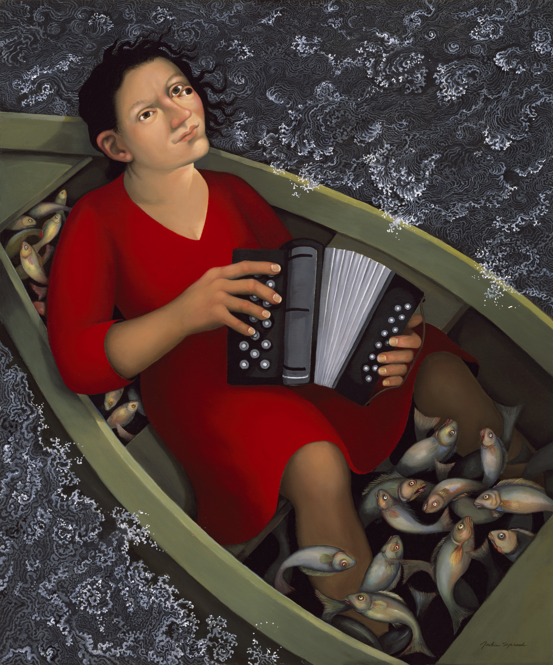 Concertina 2016 oil on linen on panel, 24 x 20 inches