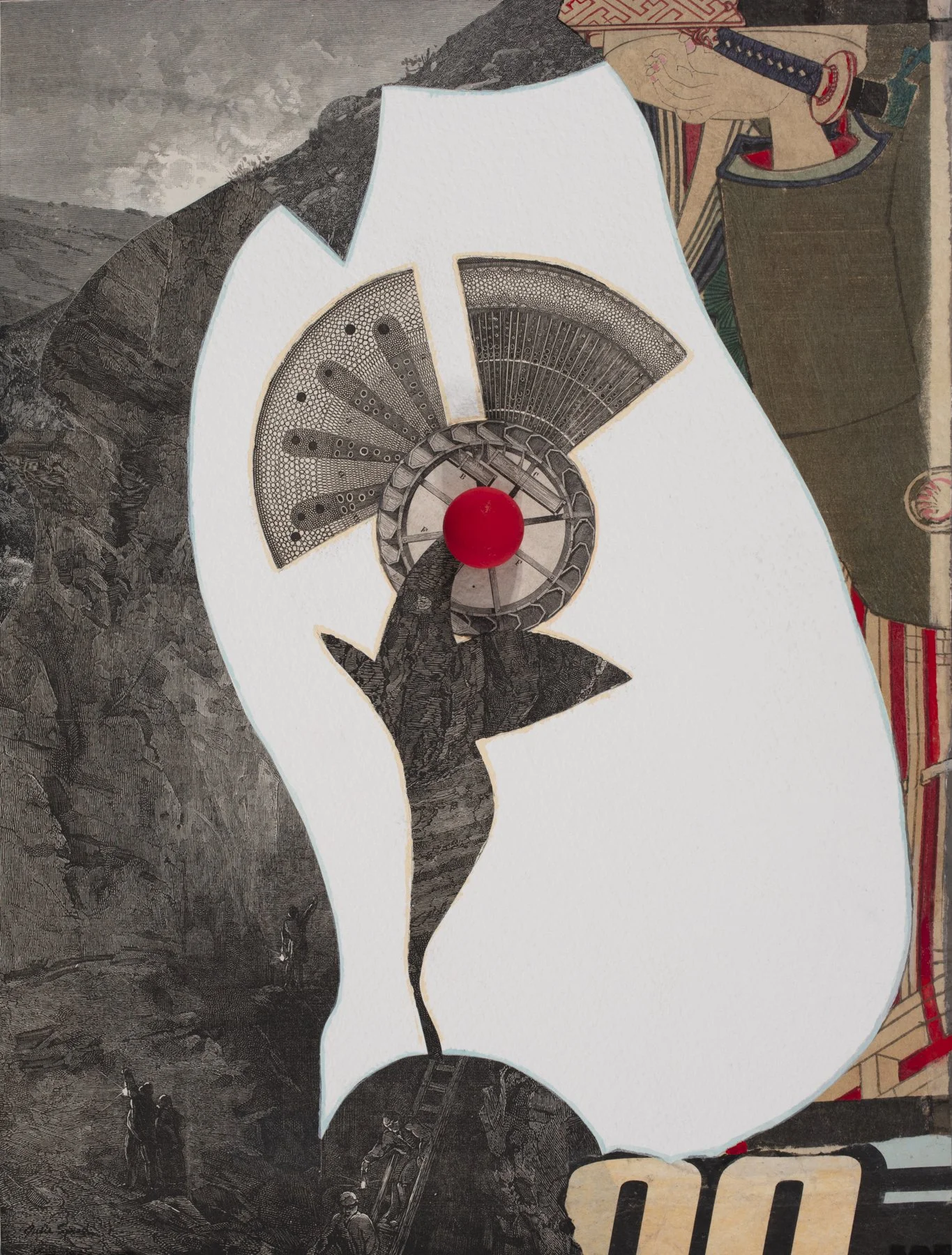 Numbered LR 2024 gouache, collage & wood, 15 X 12 inches_.jpg