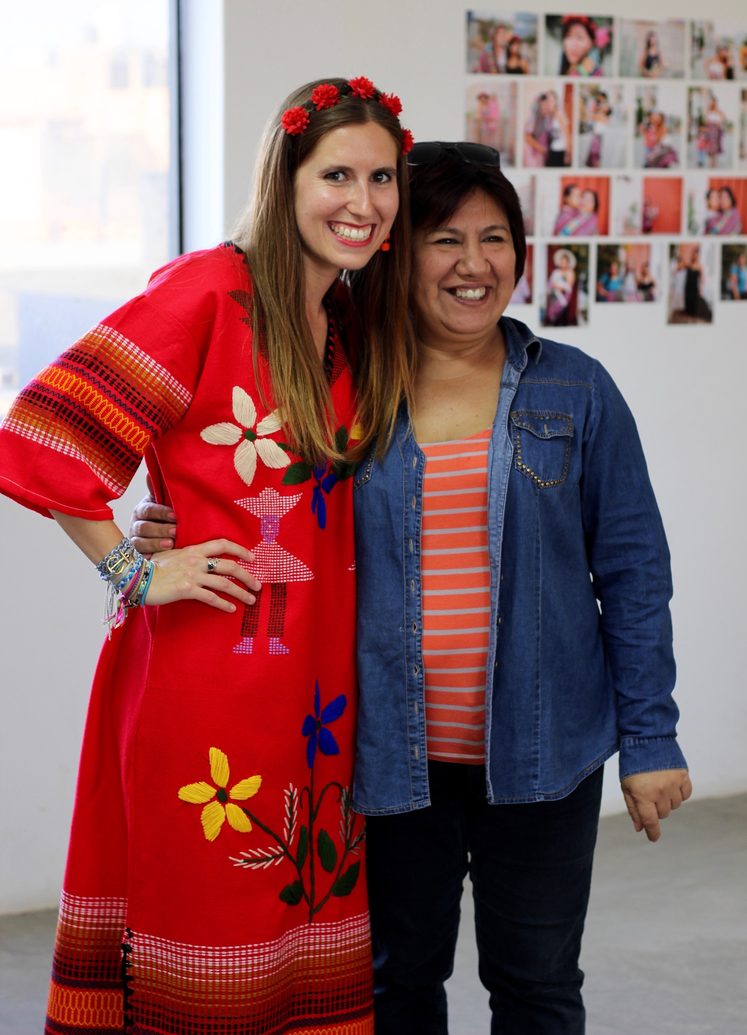 This is Chalbela who gave me this beautiful Peruvian dress! 