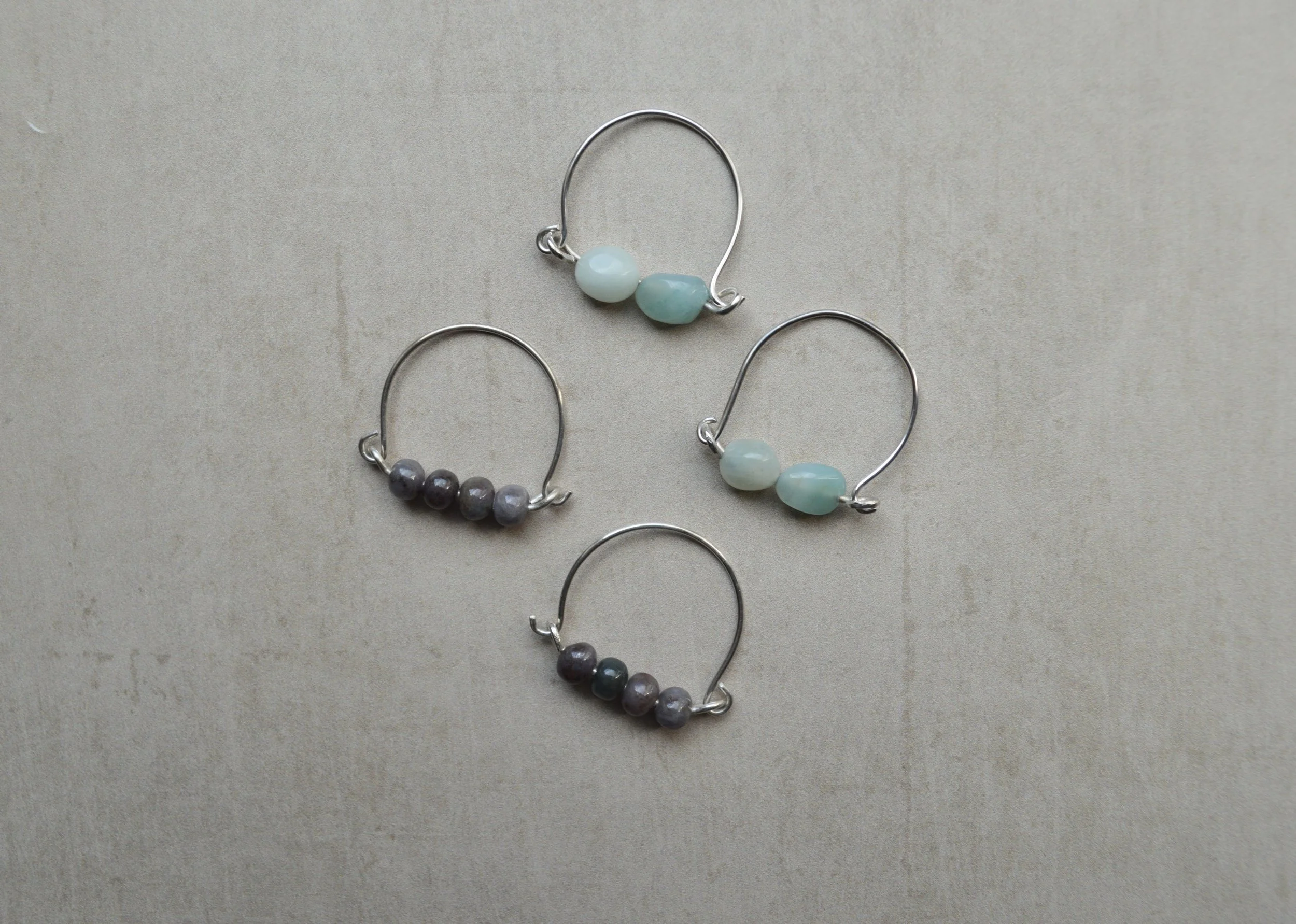 Reneigh Earrings in Silver