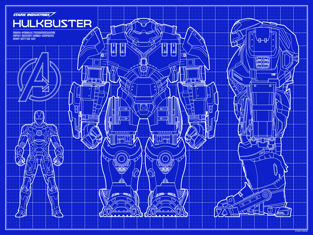 Hulkbuster Blueprint