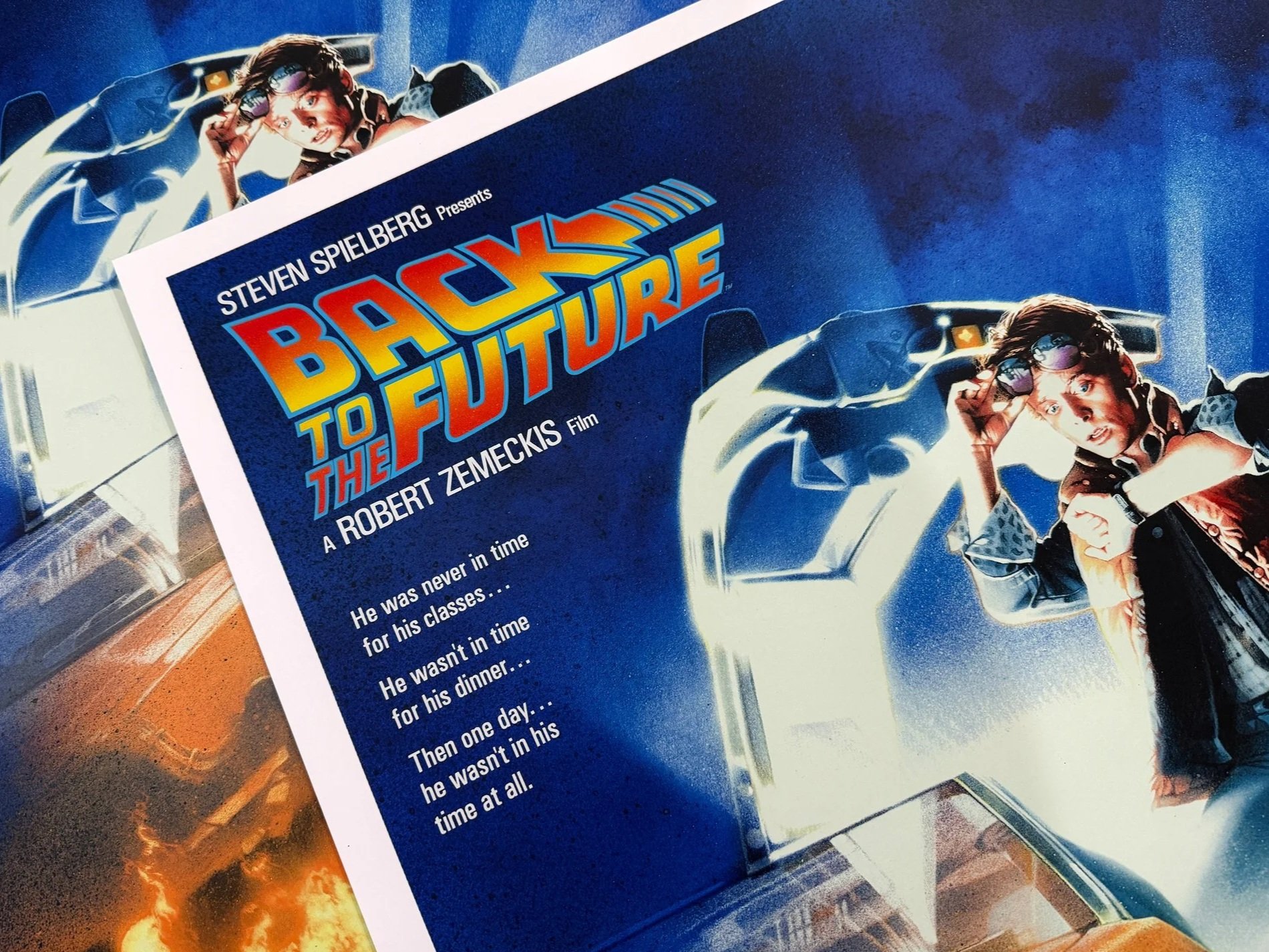 Back to the Future Screen Print