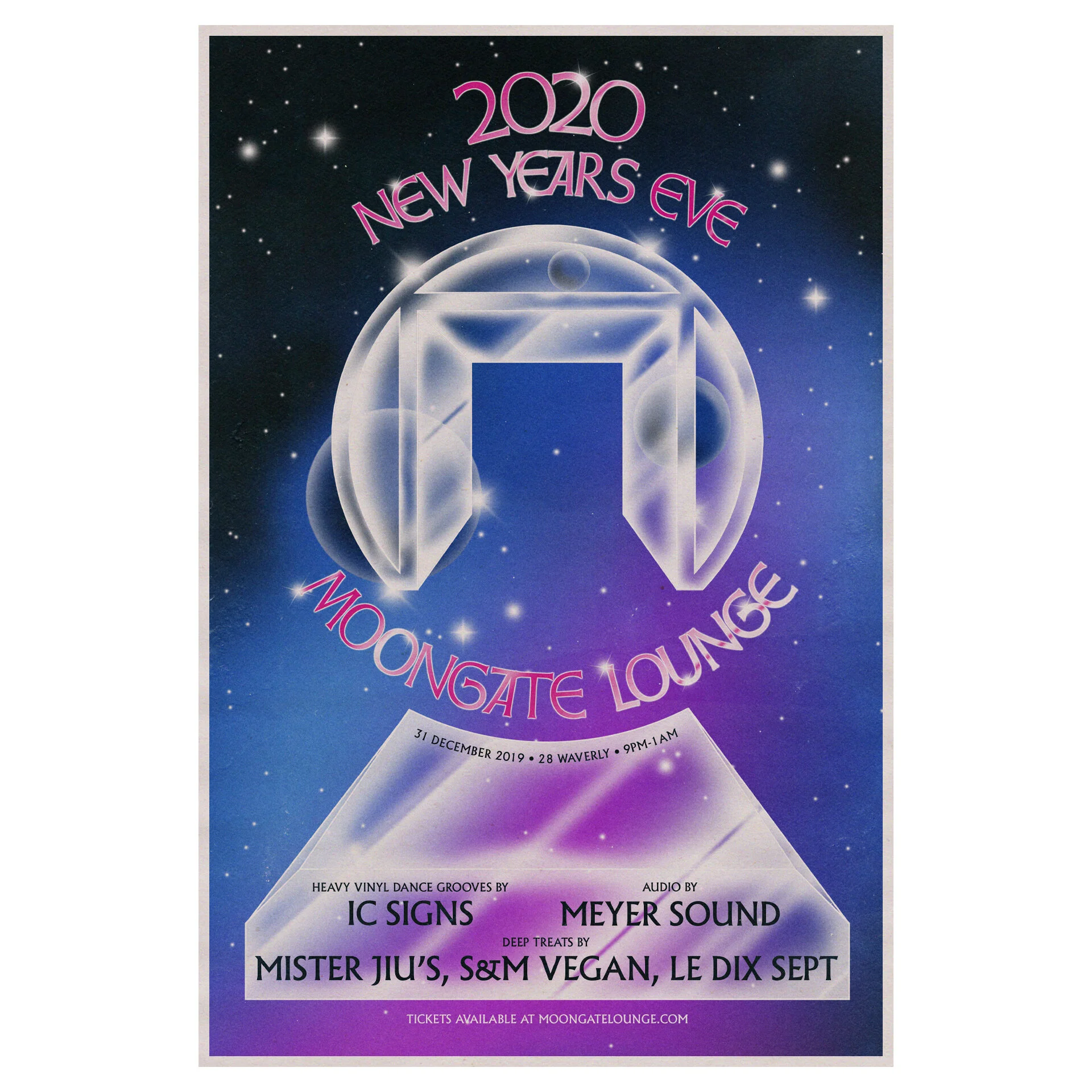 Moongate Lounge NYE Party