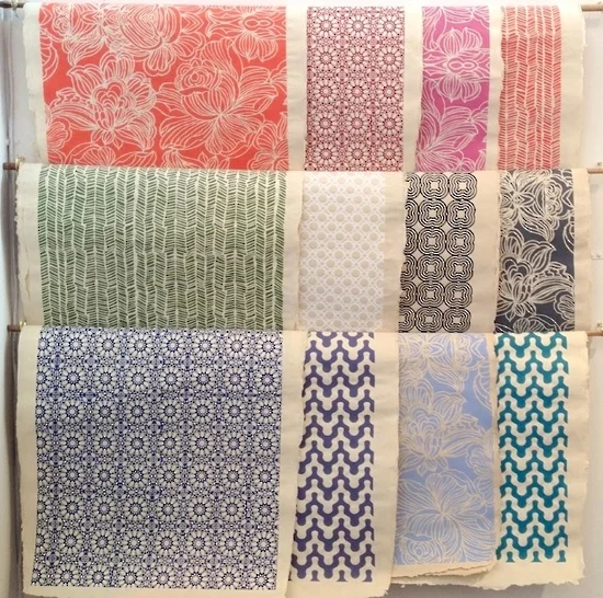 Wrapping Paper hung sheets.jpg