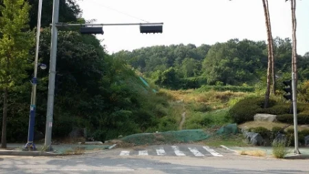 In an alternate Gimpo, there's a road there.
