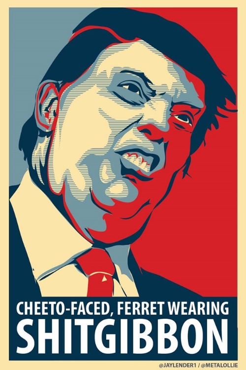 Presidential portrait by Jay Lender .