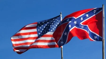 "I love America!... and, uh... treason against it?" I didn't say it was a fast-moving transition. Believe it or not, some of these people aren't very bright.