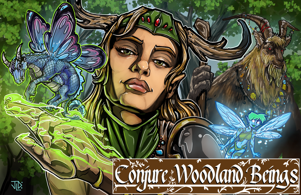 Conjure Woodland Beings 5e Now It's a Party — Caverns & Creatures