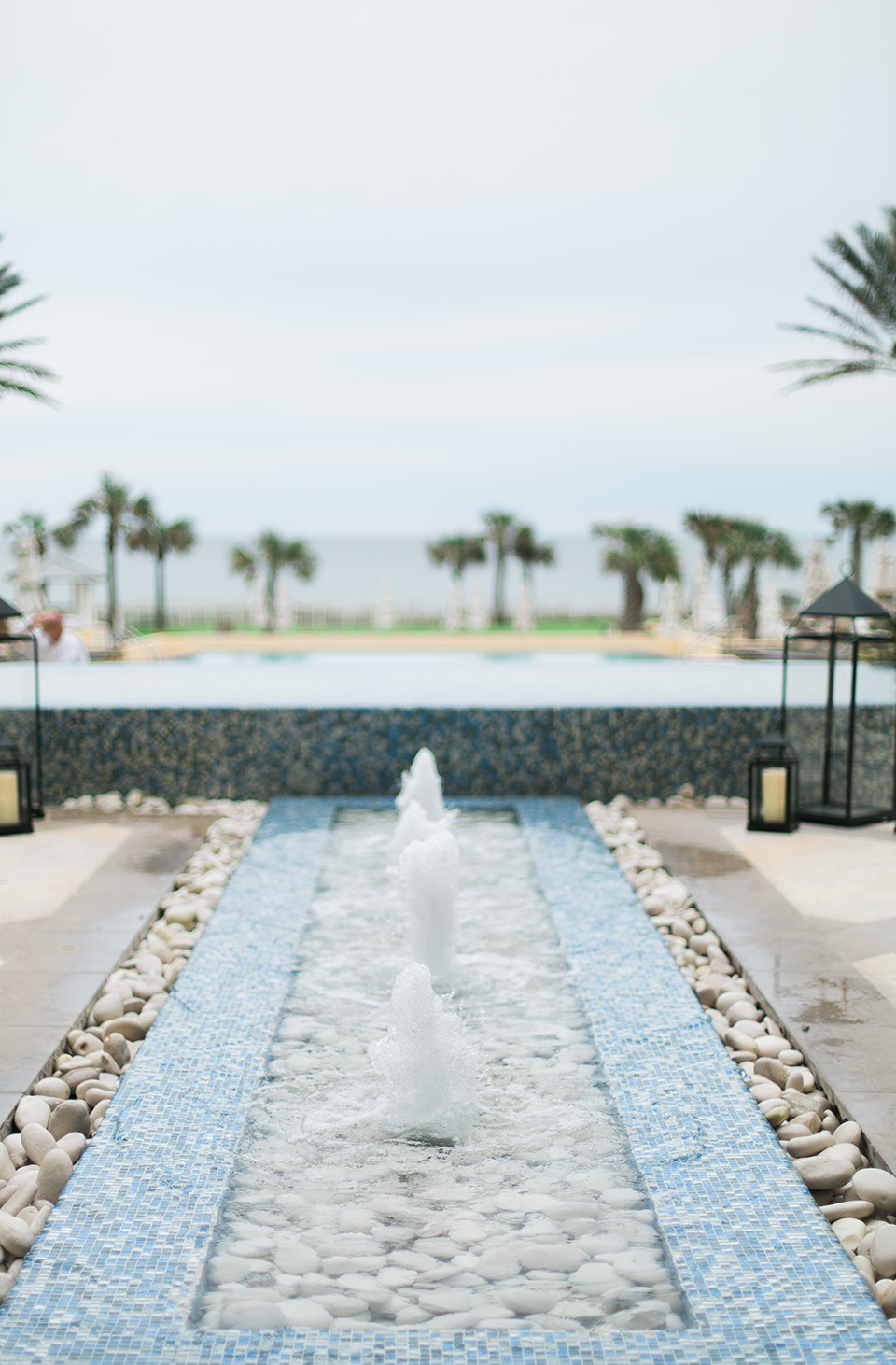 Picture of a fountain at the Omni Amelia Island Plantation Resort.