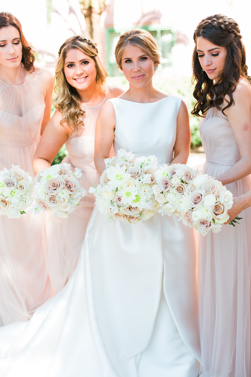 Bride with her bridesmaids at The Vinoy in St. Pete, Florida | Debra Eby Photography Co.