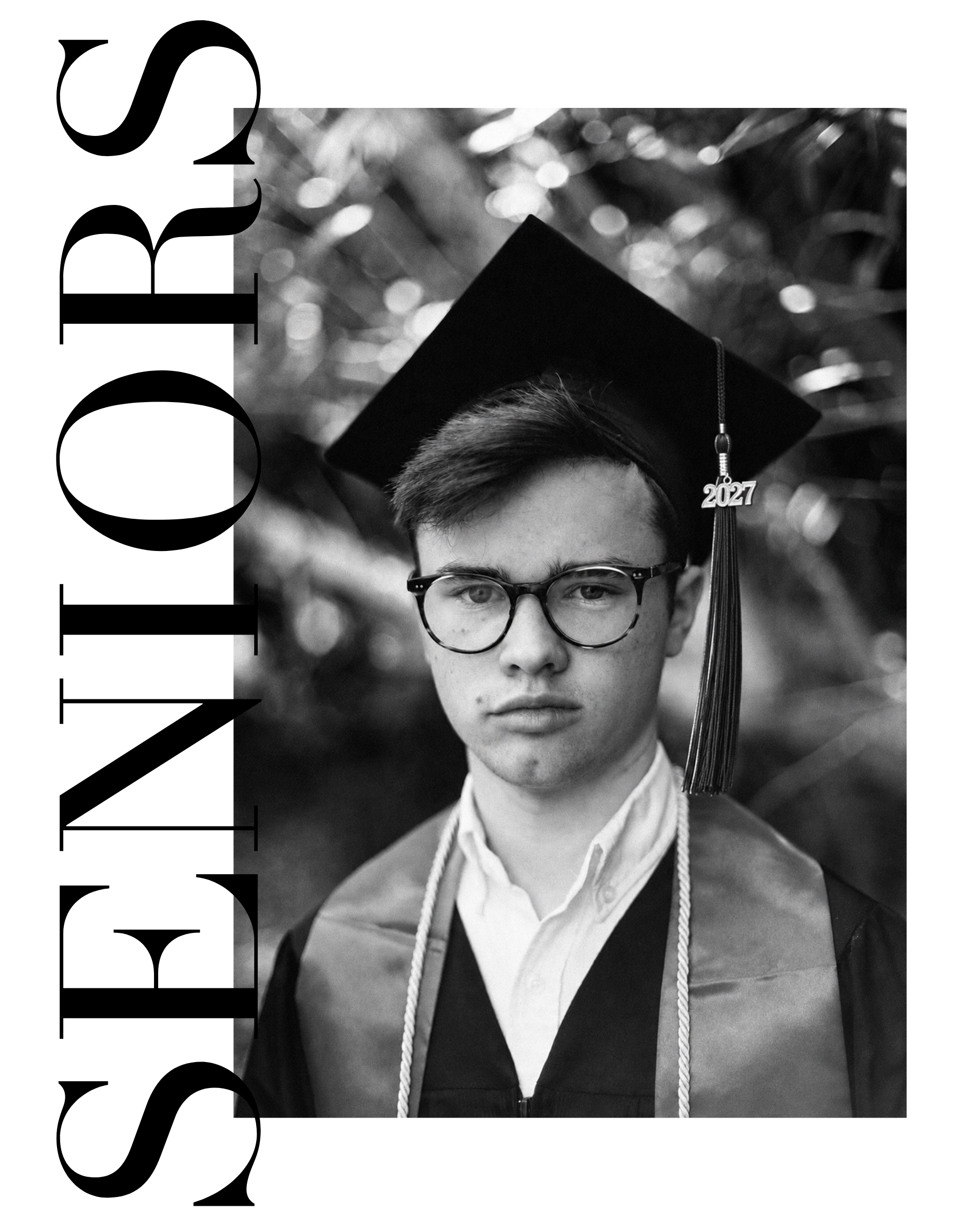 Editorial senior portrait in natural light in Ormond Beach, Florida