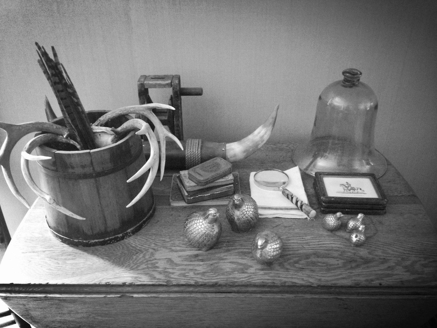 Photograph: Catherine G. Damewood, Purveyors of Fine Florals & Design Some of the props used on site at the photoshoot.