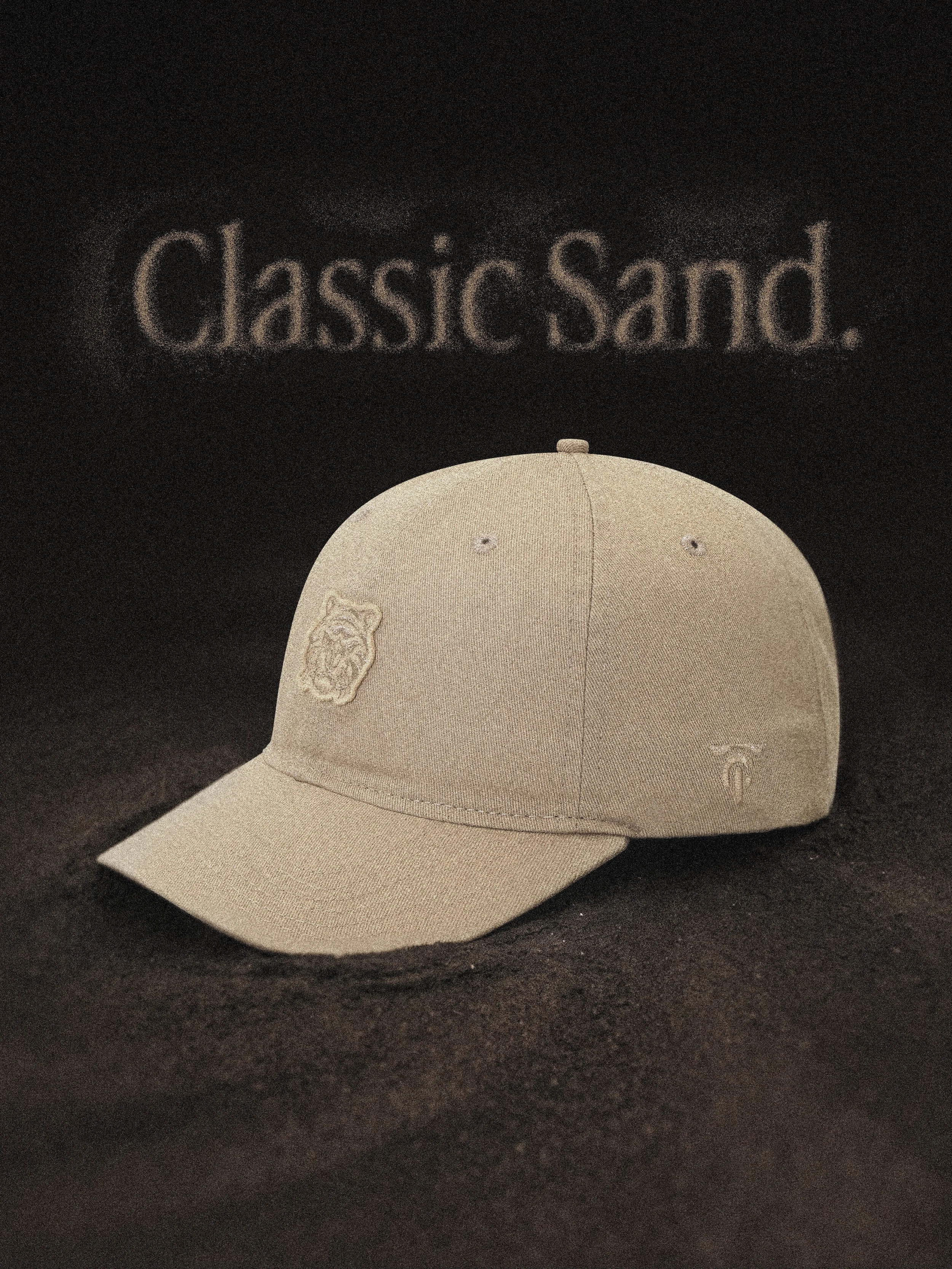 Tigerclaw Classic Sand Tiger Strapback – Premium Sand Cotton Cap
