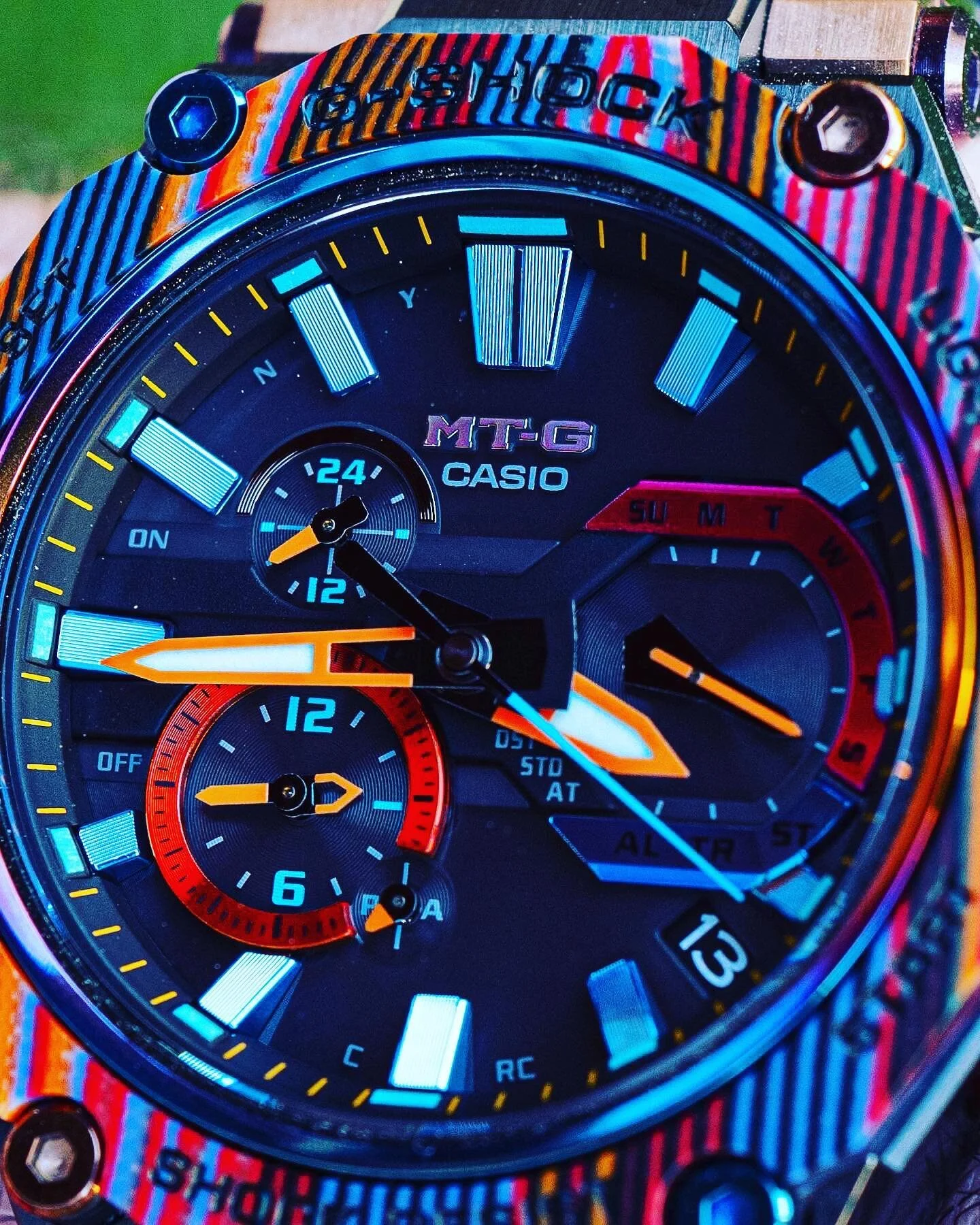 Inspired by #rainbowmountain in #peru #casiogshock #mtgb2000xmg #mtgb2000xmg1a
