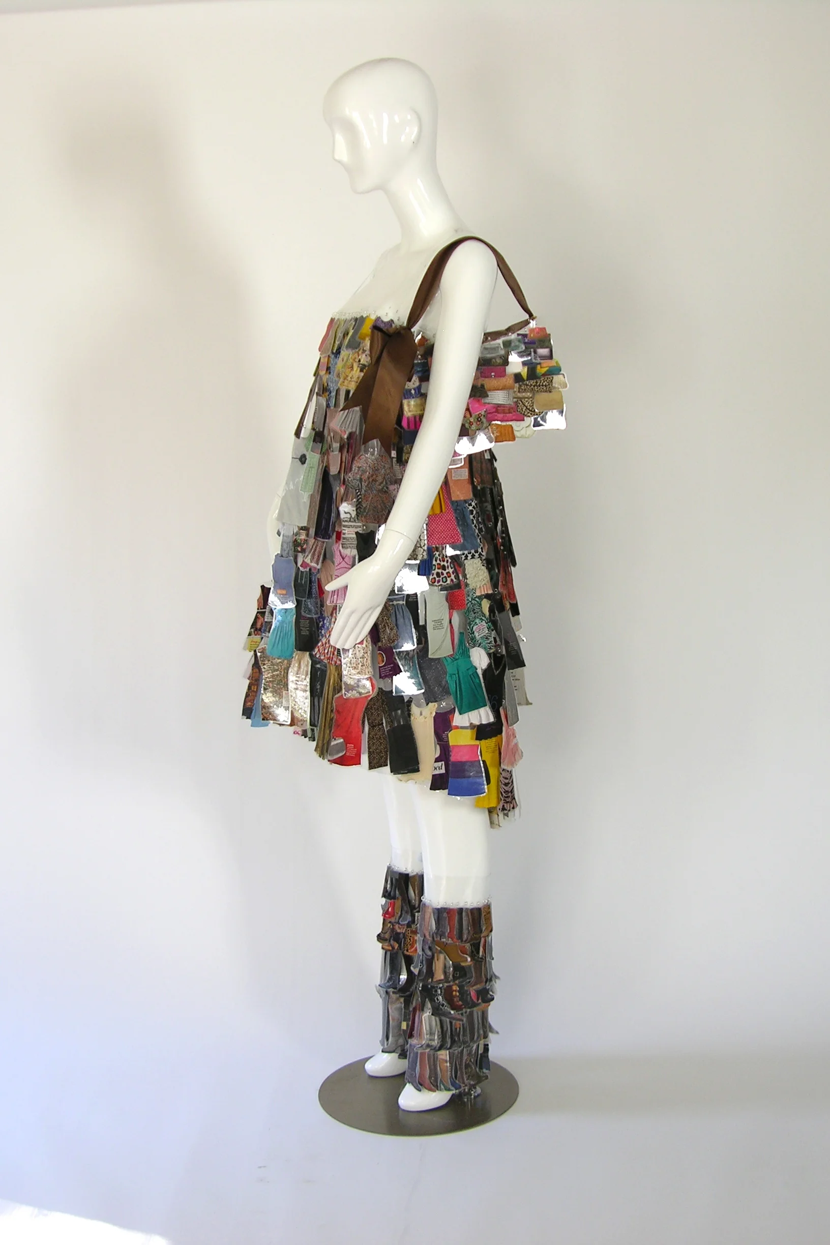 The Meta Outfit: Dress Dress, Boots Boots, and Bag Bag