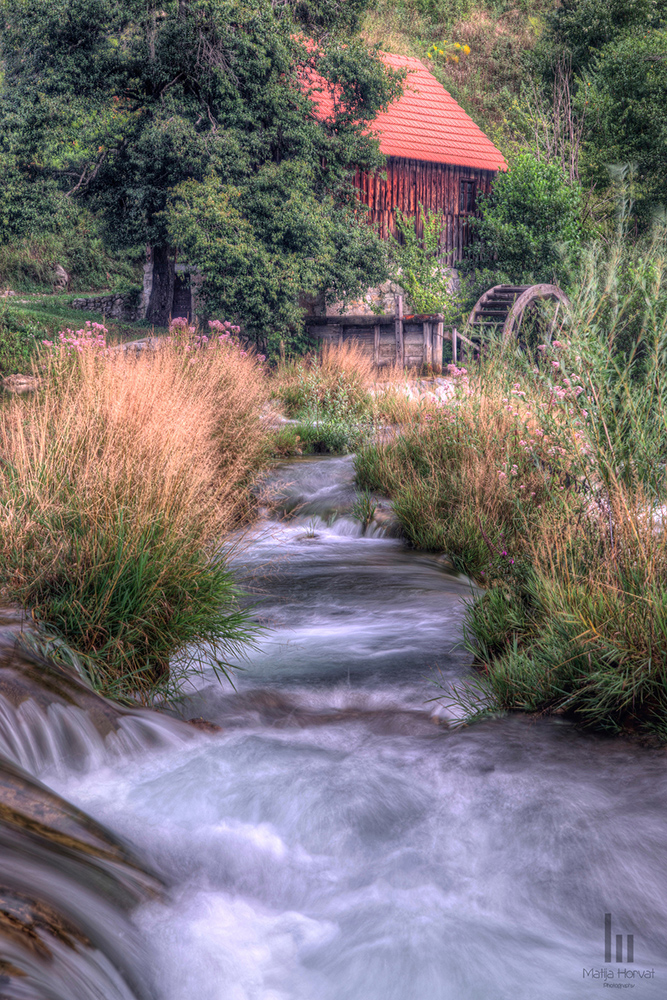 Mill at Katici Waterfall