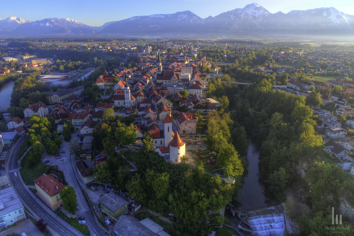 Kranj is situated between the rivers Sava and Kokra