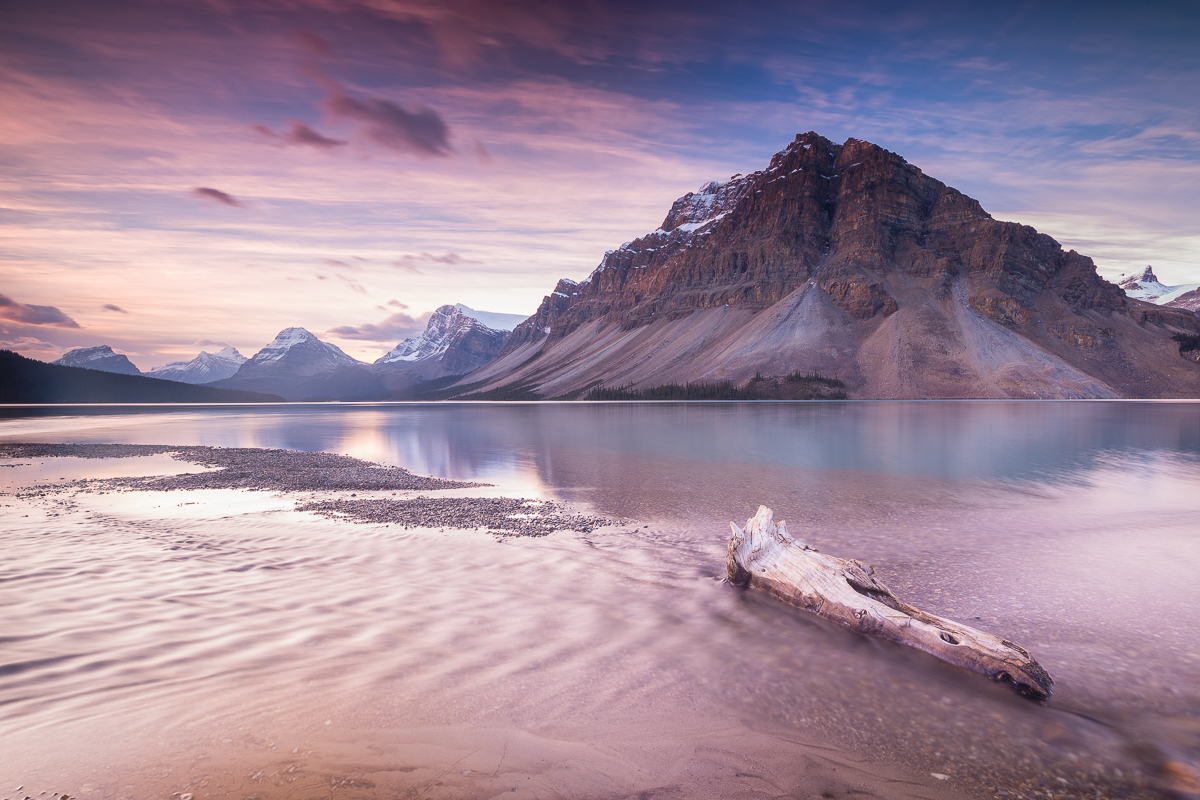 Morning Bow lake