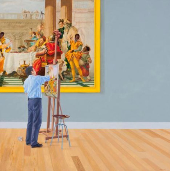 Art Work Tony Irving 2010 oil on linen 122 x 122 cm