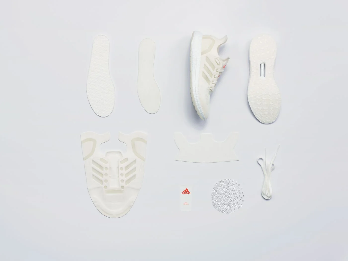 A single material deconstructed Futurecraft.Loop.