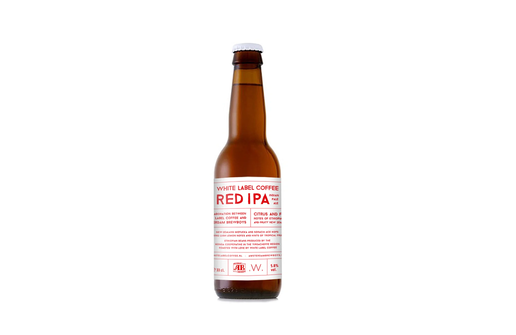 White Label Coffee and Amsterdam Brewboys Beer Collaboration