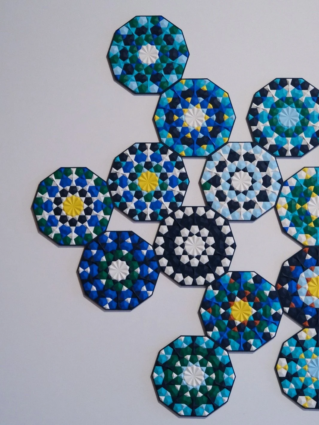 In October I led two Geometry Workshops for @citybrampton in celebration of Islamic History Month &mdash; layering history, philosophy, and meditative hands-on making. 

After an introduction to the history and philosophy of Islamic geometry, art, an