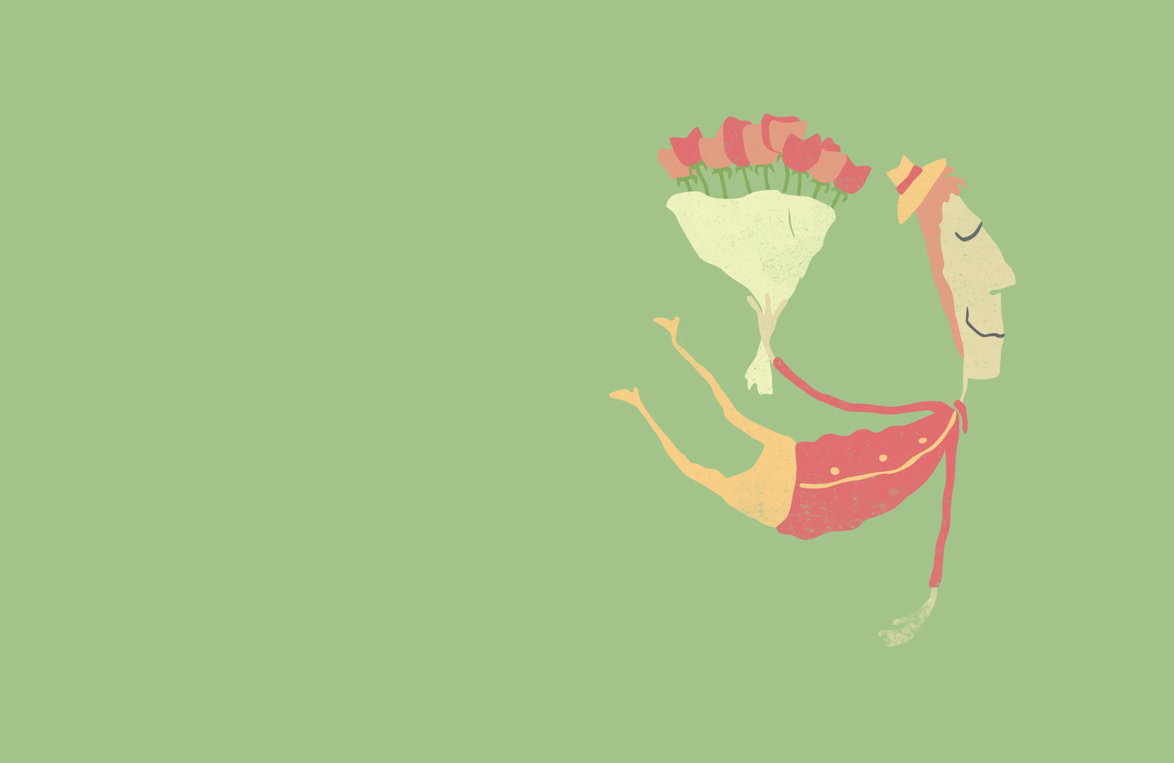 "DOING IT RIGHT MEANS GIVING FLOWERS FROM YOUR OWN GARDEN."