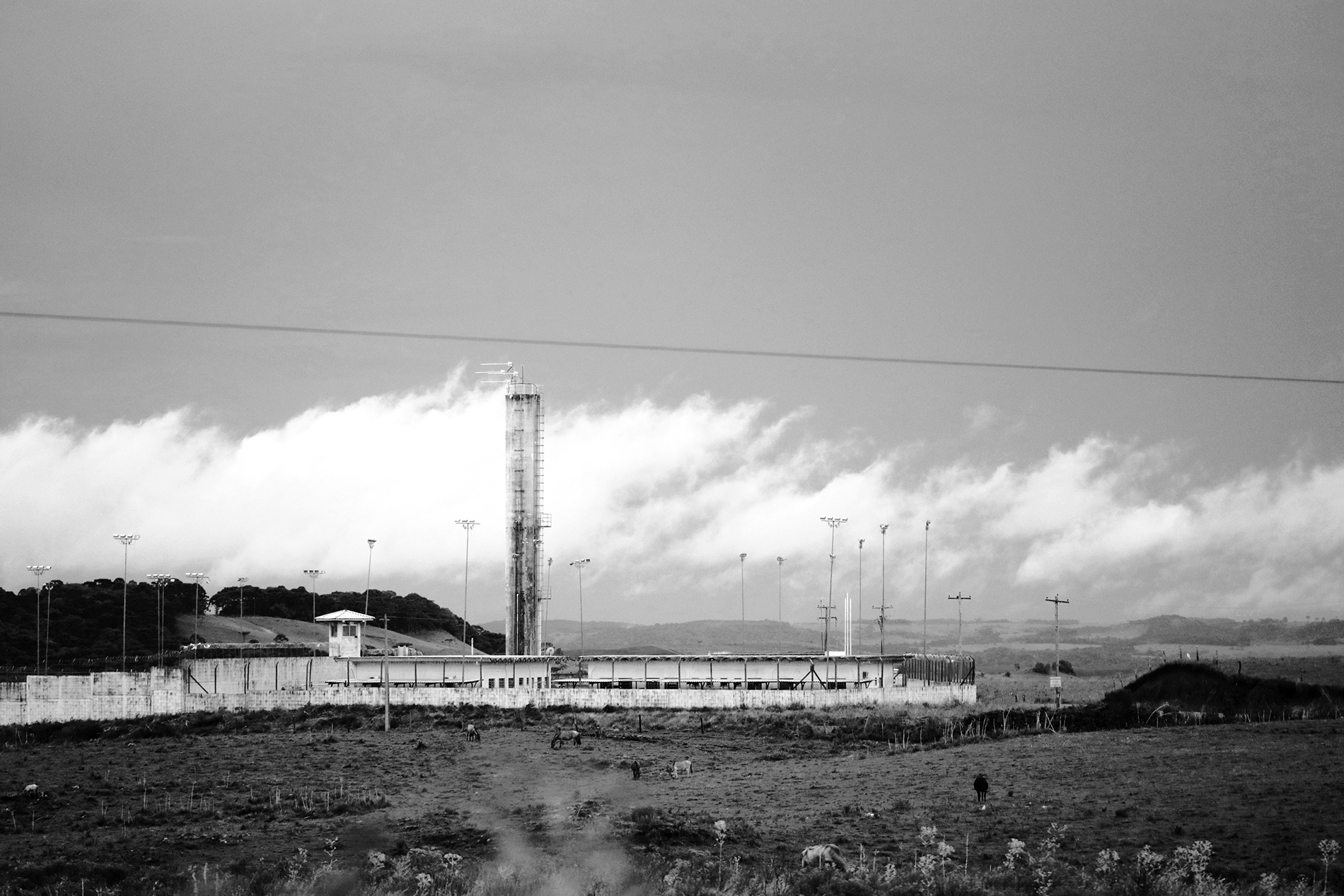 It’s a jail in the distance